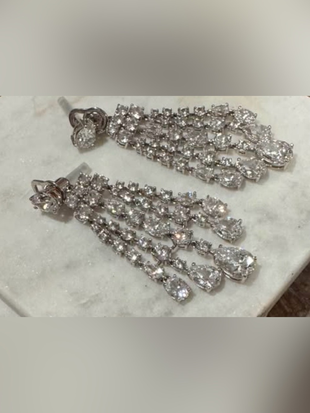 Nadri Chandelier Earrings
